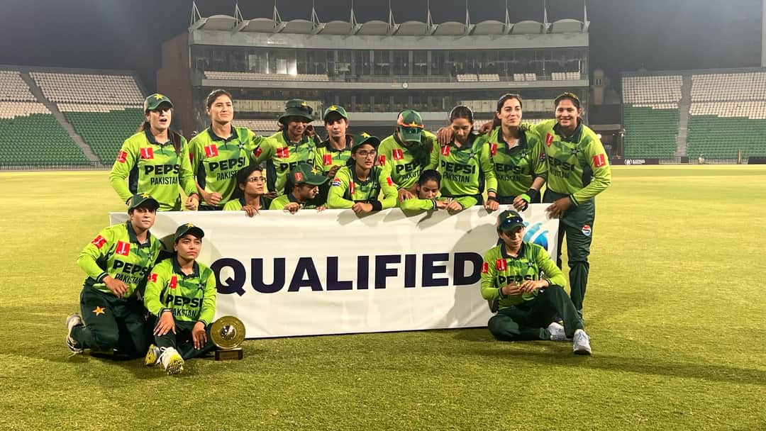 Pakistan women's team qualified for ICC Women's ODI World Cup 
